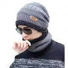 Beanie Cap with Neck Warmer & Gloves for Unisex 