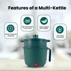 SKYLINE VTL-9090 Multi Kettle with Steamer & Egg Attachment 600W Electric Kettle  