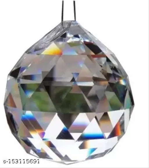 Crystal Ball Showpiece (Clear)