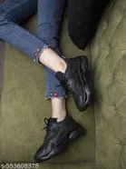 Shoetopia Girls Casual Shoes Black 