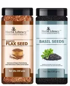 Herbs Library Roasted Flax and Basil Seeds 