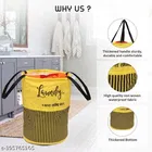 Cloth Laundry Basket, Gray ,  