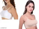 Cotton Solid Bras for Women, Assorted, Pack of 4 