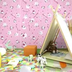 PVC Venyl Wall Sticker Wallpaper, Pink 