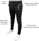 Lycra Solid Trackpant for Men 