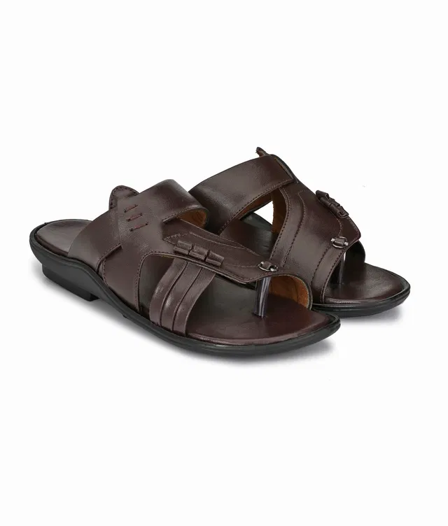 Flipflops for Men (Brown, 10)