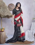 Art Silk Printed Saree for Women 