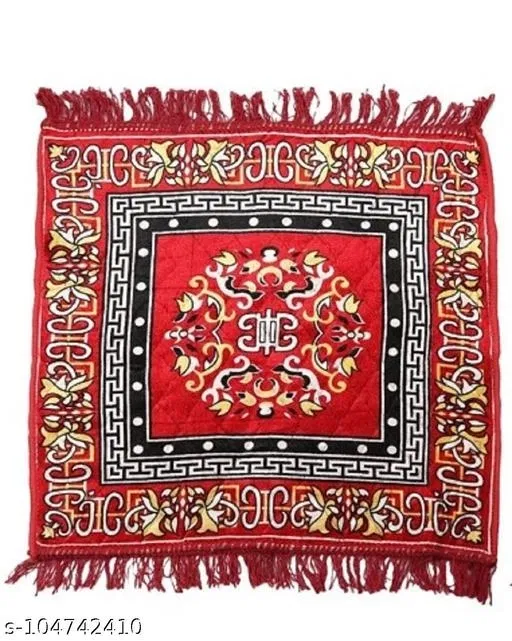Chowki Altar Pooja Cloth (Multicolor)