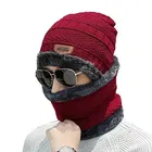 Beanie Cap with Neck Warmer & Gloves for Unisex 