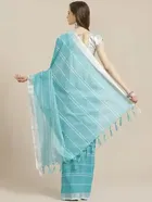 शारदा क्रिएशन चंदेरी सिल्क ऐथनिक मोटिफ साड़ी 