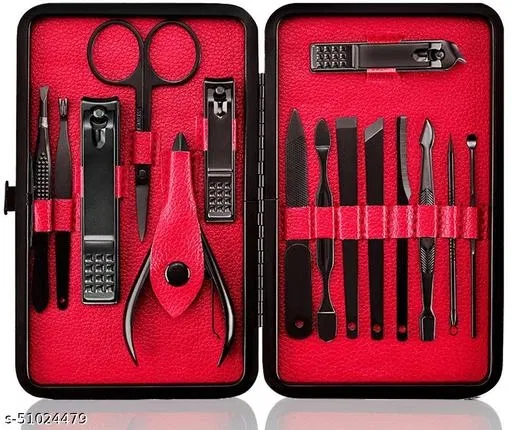 Stainless Steel Manicure & Pedicure Kit, Multicolor, Set of 1