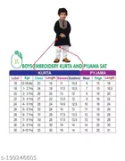 Cotton Blend Kurta with Pyjamas for Boys 