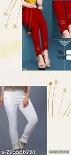 Cotton Lycra Trouser for Women 