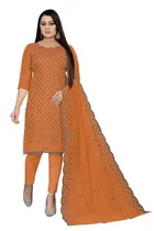 Chanderi Cotton Unstitched Dress Material for Women 
