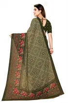 Georgette Printed Saree for Women 