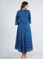 Rayon Printed Kurti for Women 