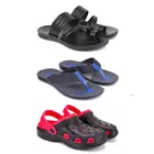 Combo of Flipflops with Slippers & Clogs for Men 