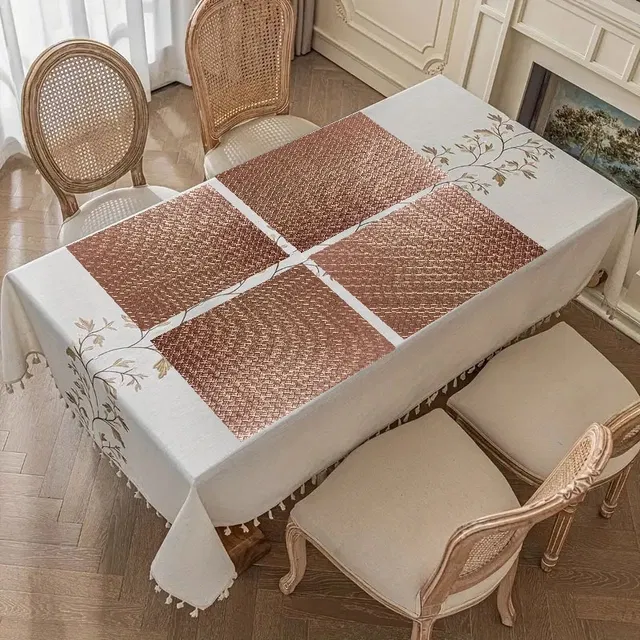 PVC Printed Dining Table Placemats (Multicolor, 30x45 cm) (Pack of 6)