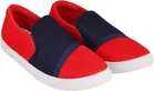 Casual Shoes for Men (Navy Blue & Red, 6)