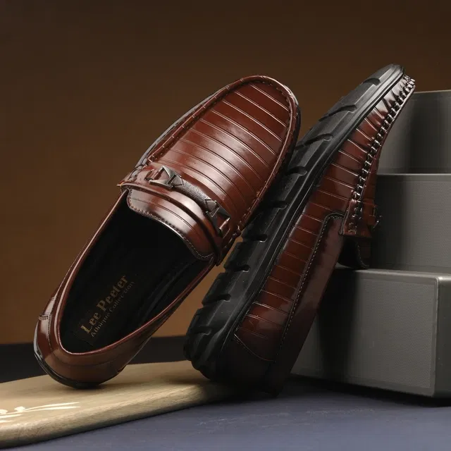 Loafers for Men (Brown, 8)