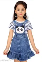Dungaree with Top for Girls 