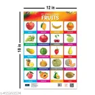 Bookford Publications My Small Chart Numbers, Birds & Fruits 