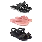 Combo of Flats with Slippers & Sandals for Women 