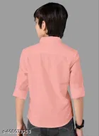 Solid Cotton Blend Polo Shirt for Boys 