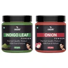 Natural Indigo Leaf & Onion Powder for Skin & Hair 