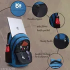 Polyester Backpack for Men & Women, Blue