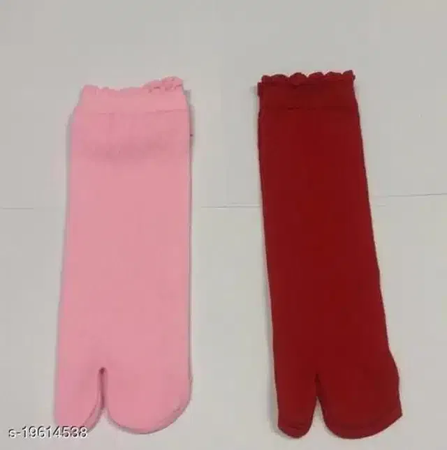 Nylon Socks for Women (Multicolor, Pack of 2)