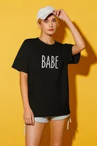 Round Neck Printed T-Shirt for Women 