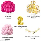 39 Pcs 2nd Birthday Decoration kit, Multicolour, Set of 1