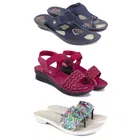 Combo of Slippers with Sandals & Flats for Women 