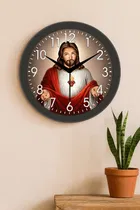 Jesus Analog Wall Clock, Medium [11" × 11"], Plastic 