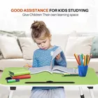 Laptop & Study Table, Foldable and Portable/Ergonomic & Rounded Edges/Non-Slip Legs Lime, Green 