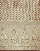 Banarasi Silk Printed Saree for Women, Pink 