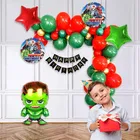 Hulk Theme 1st Birthday Balloon Decoration Kit For Kids, Multicolor, Pack Of 53
