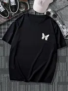 Round Neck Printed T-shirt for Men 