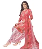 Crepe Printed Unstitched Suits Fabrics for Women 