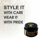 Park Daniel Moustache Beard Wax & Wooden U Shape Beard Comb 