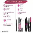 5 Pieces Eye-Makeup Combo Set, Includes Kajal, Eye Liner, Mascara