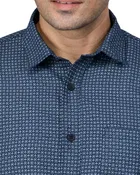 Poly Cotton Full Sleeves Printed Shirt for Men 