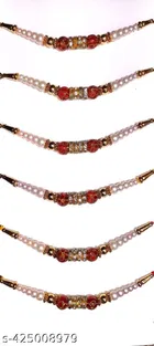 Handmade Designer Rakhi with Roli Chawal 