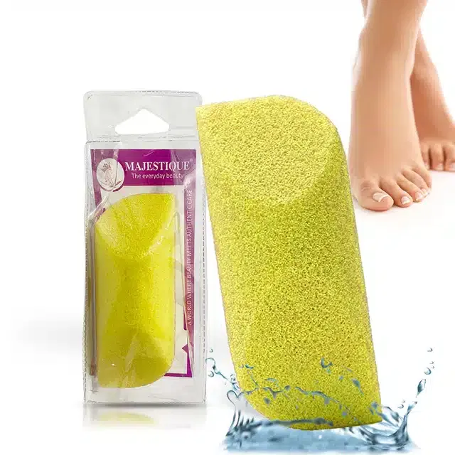 Majestique Sponge Able Foot Care Buffer Moisturizing Body Wash with Sponge (B-65)