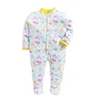 Hosiery Cotton Printed Rompers for Kids, Pack of 3, Multicolor 