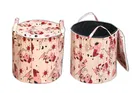 PVC Printed Round Laundry Bag 