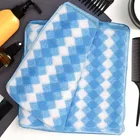 Safina Diamond Design Blue Bath Towel 68x135 cm Pack of 1