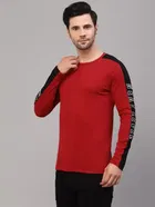 Men's Printed Round Neck T-shirt 
