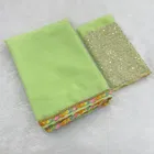 Silk Woven Design Saree for Women, Green 